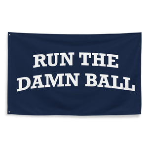 
                
                    Load image into Gallery viewer, Run the Damn Ball Flag Navy
                
            