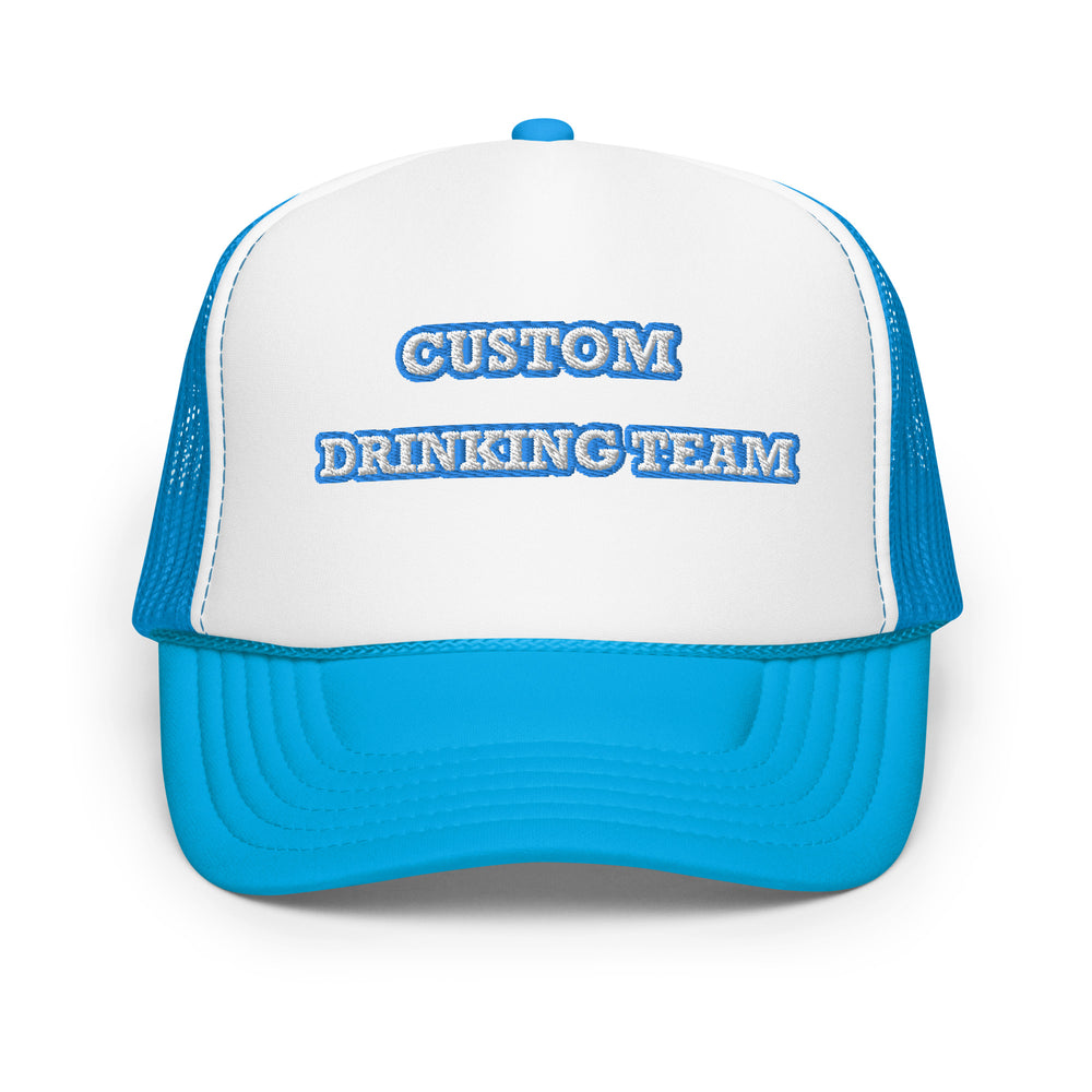 Custom Drinking Team Trucker Hat