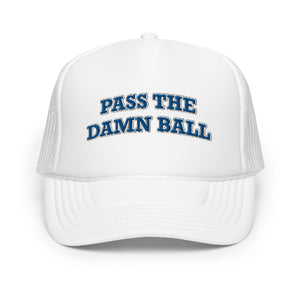 
                
                    Load image into Gallery viewer, Pass the Damn Ball Trucker Hat Blue
                
            