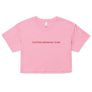 
                
                    Load image into Gallery viewer, Custom Drinking Team Baby Tee
                
            
