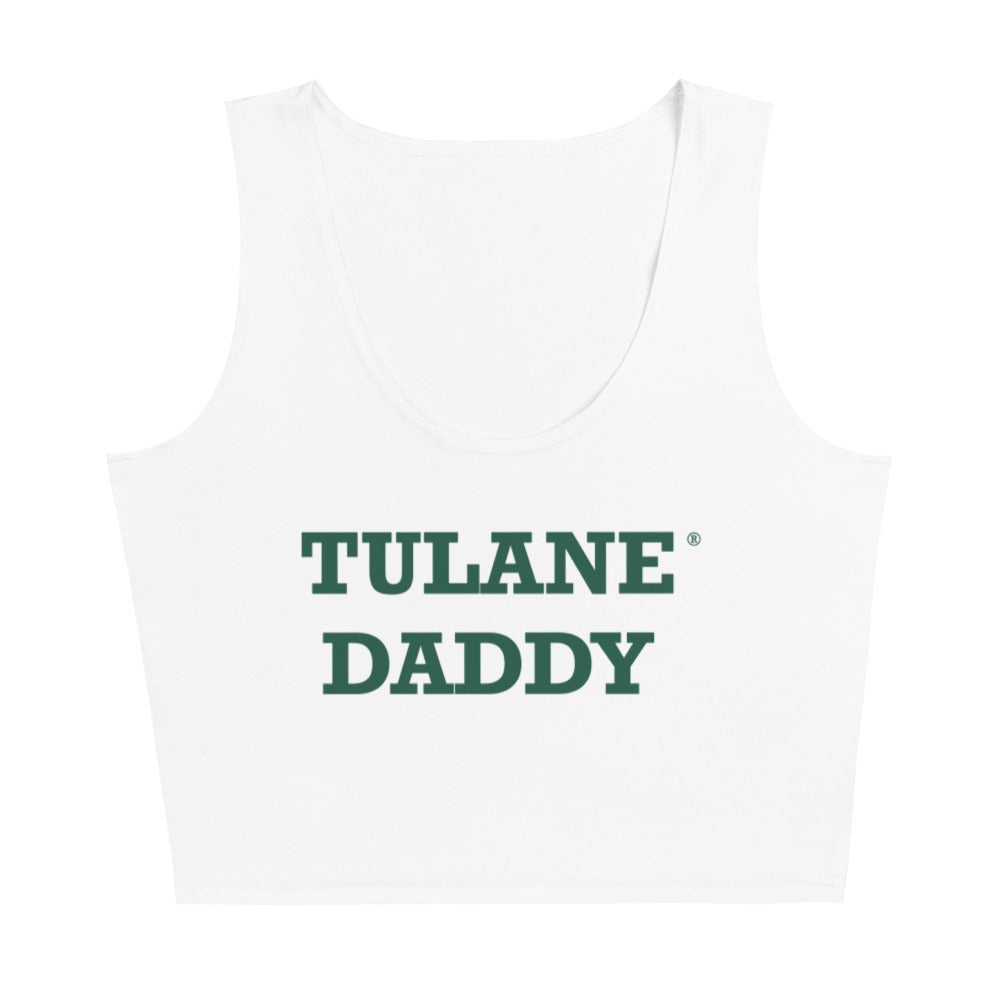 Tulane Daddy Crop Top Tank