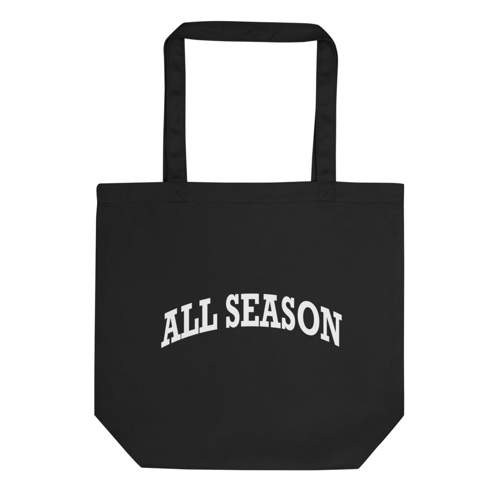 All Season Organic Tote Bag Black