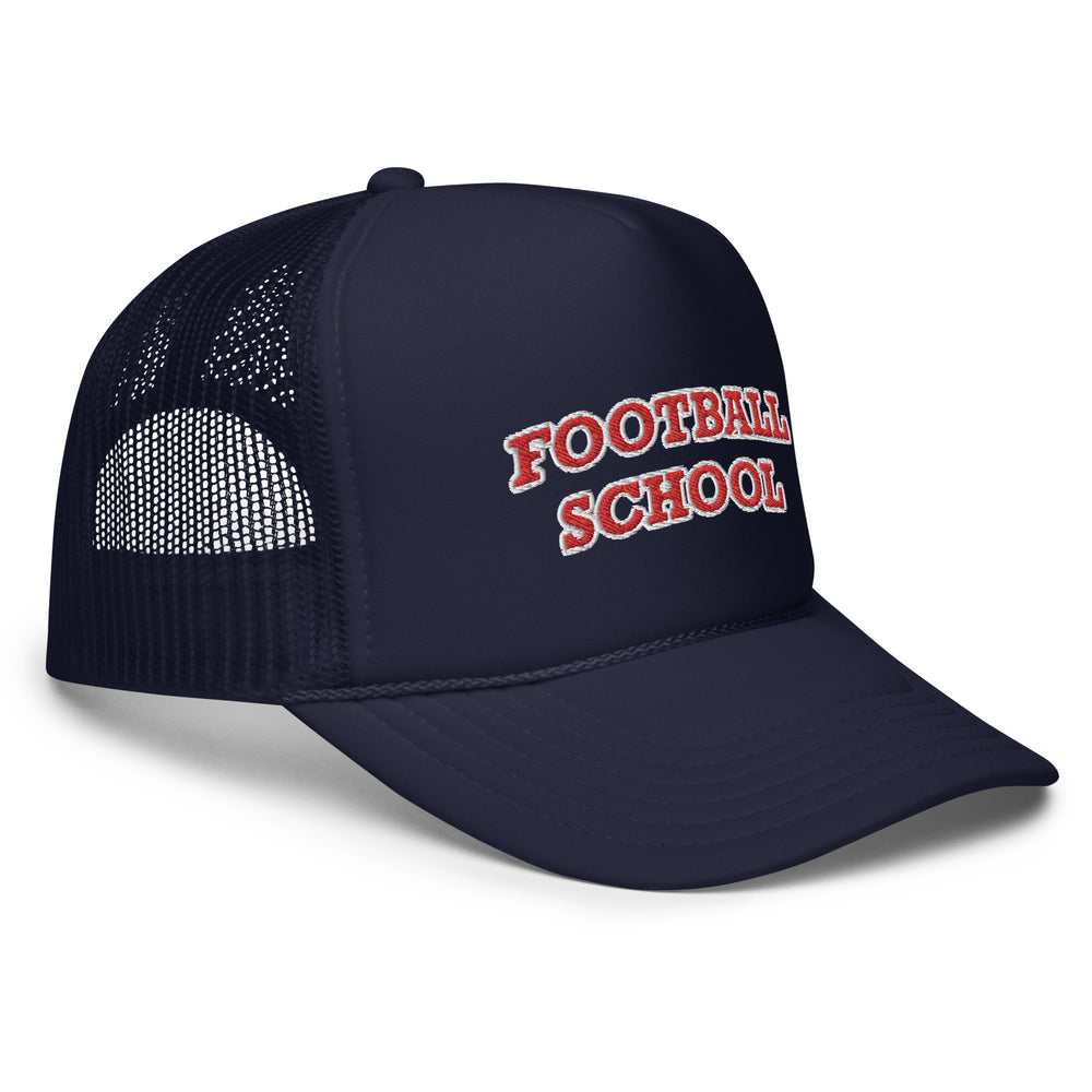 Football School Trucker Hat Red