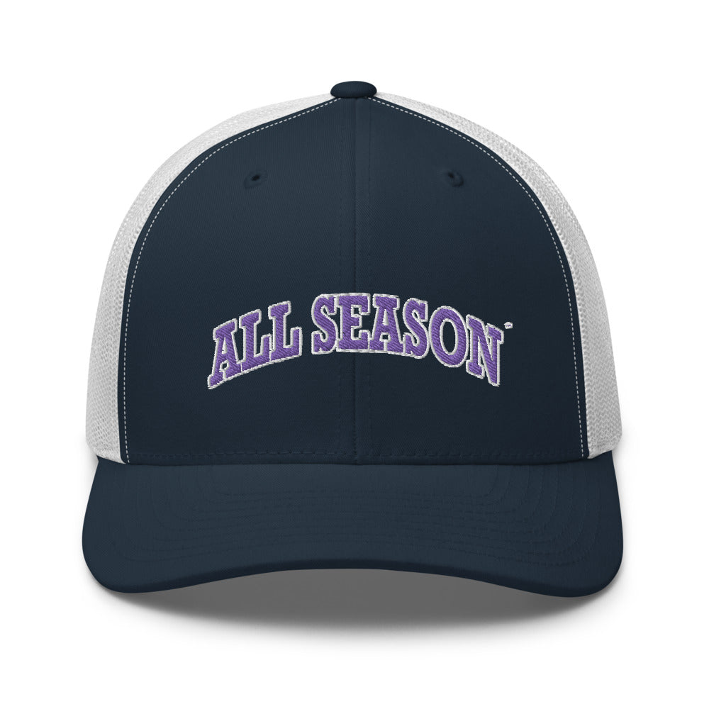 All Season Trucker Hat Grape
