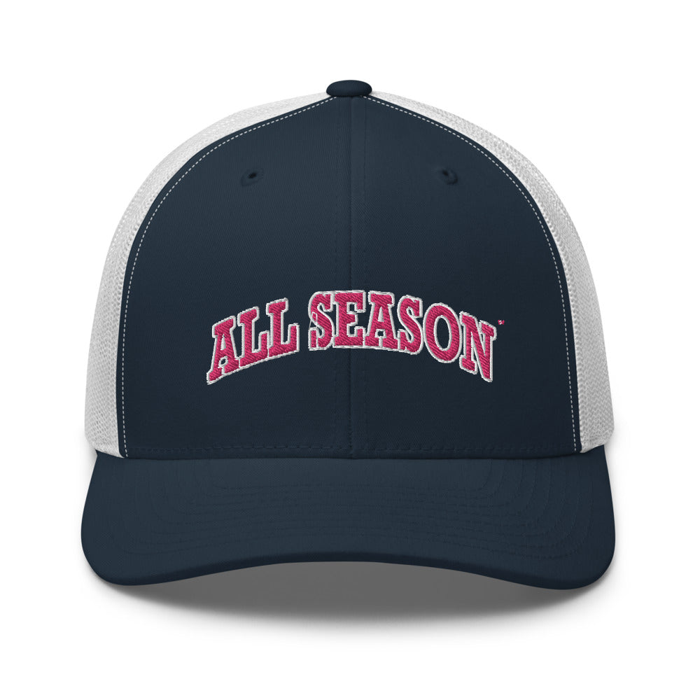 
                
                    Load image into Gallery viewer, All Season Trucker Hat Plum Special
                
            